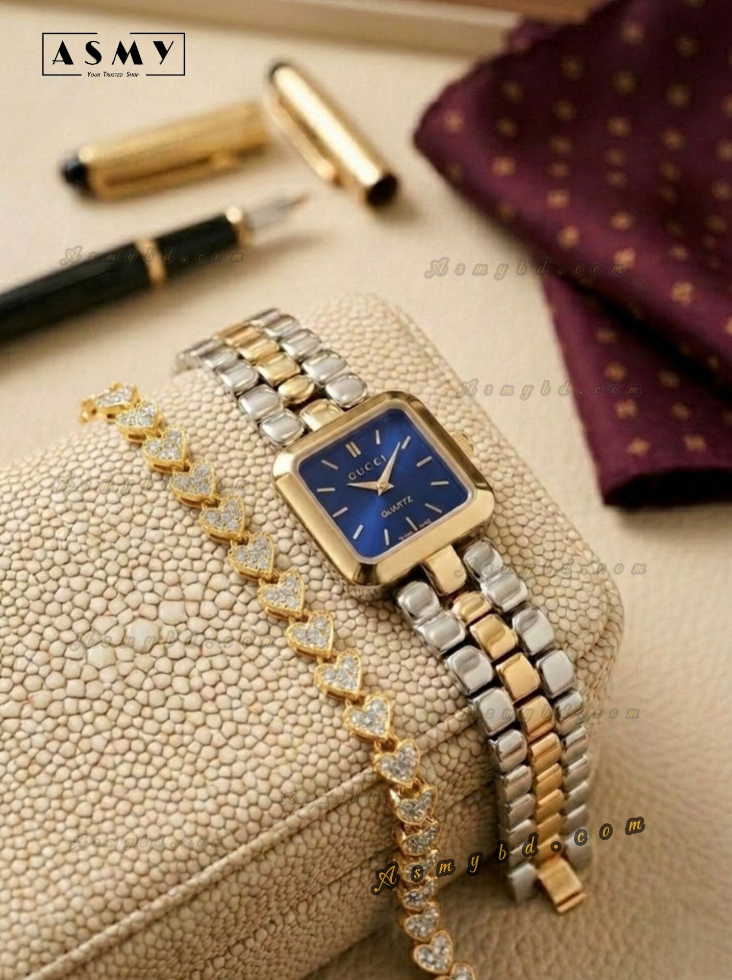Exclusive Premium Watch For Girls | Model GS04 Blue